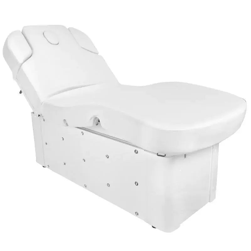 Spa beauty bed azzurro krystal 4 strong. white heated BarberCity