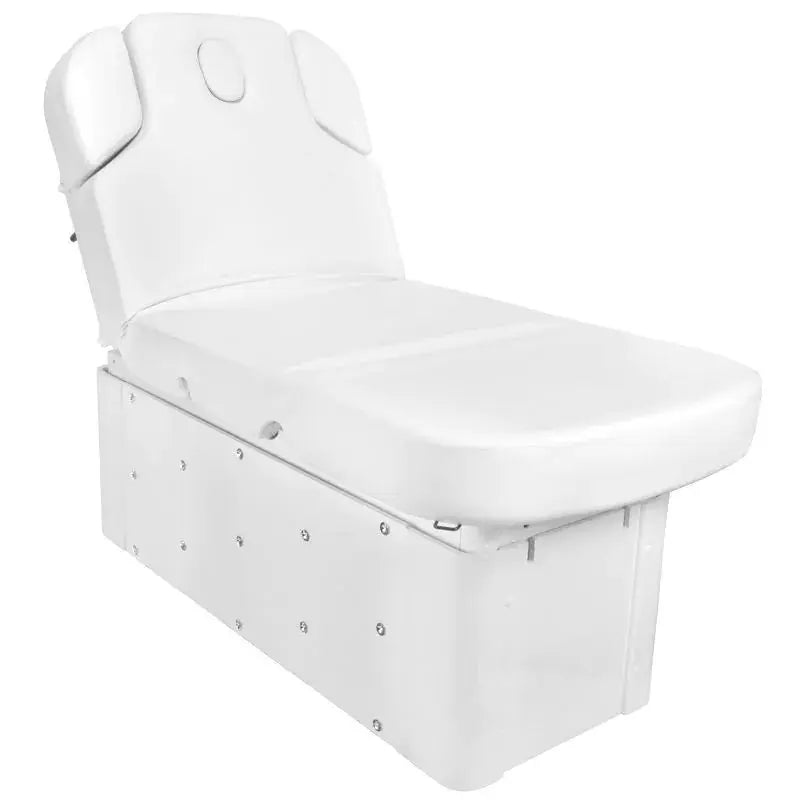 Spa beauty bed azzurro krystal 4 strong. white heated BarberCity