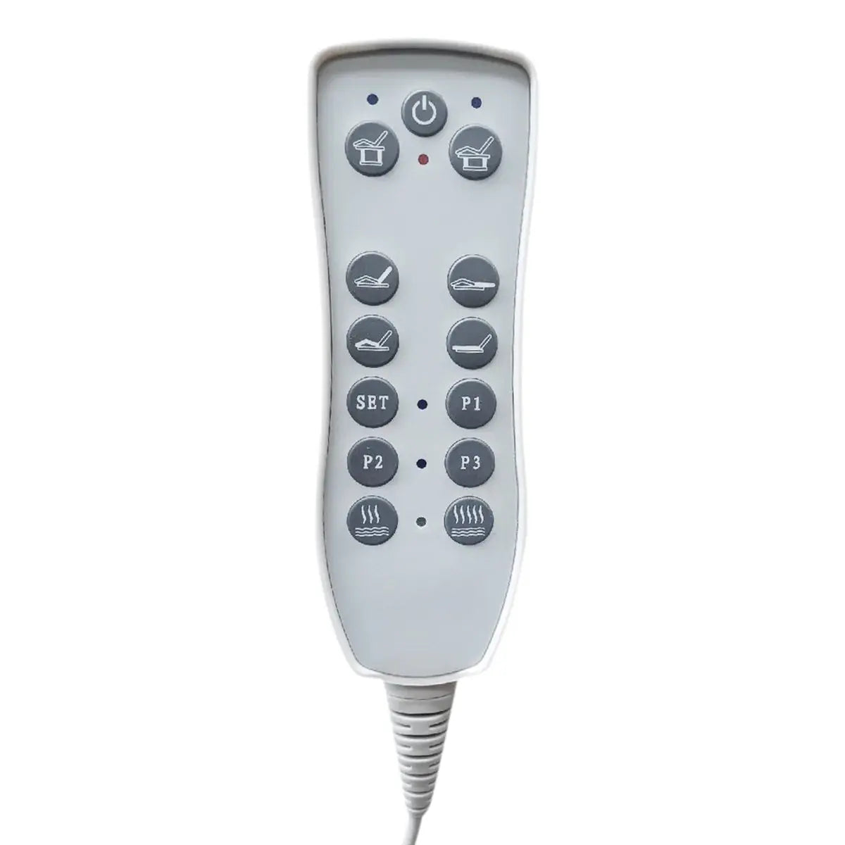 Spa beauty bed azzurro krystal 4 strong. white heated BarberCity
