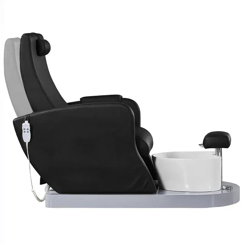 PEDICURE AZZURRO 016A BLACK WITH HYDROMASSAGE BarberCity
