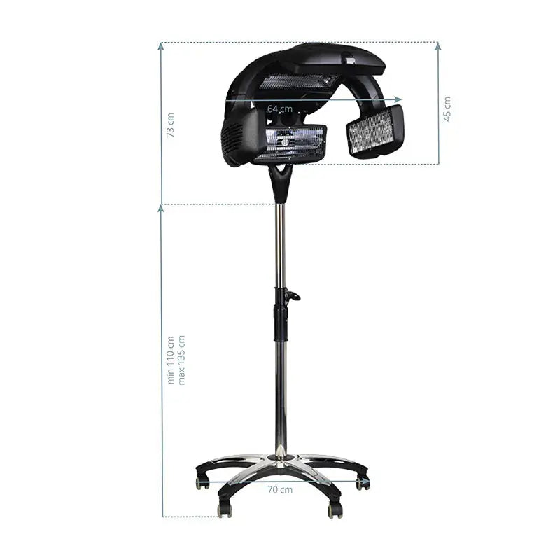 Infrazon standing Y-707 BLACK Gabbiano