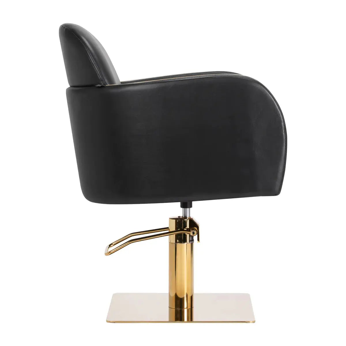 Hairdressing chair Malaga gold black Gabbiano