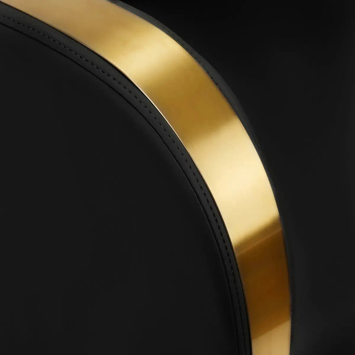 Hairdressing wash unit Malaga gold and black Gabbiano