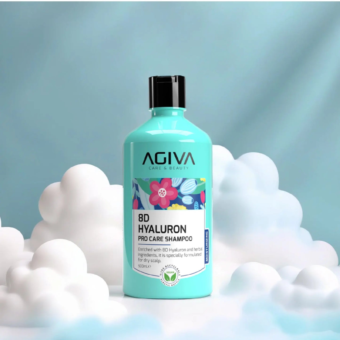 8D Hyaluron Pro Care Shampoo - 500 AGIVA