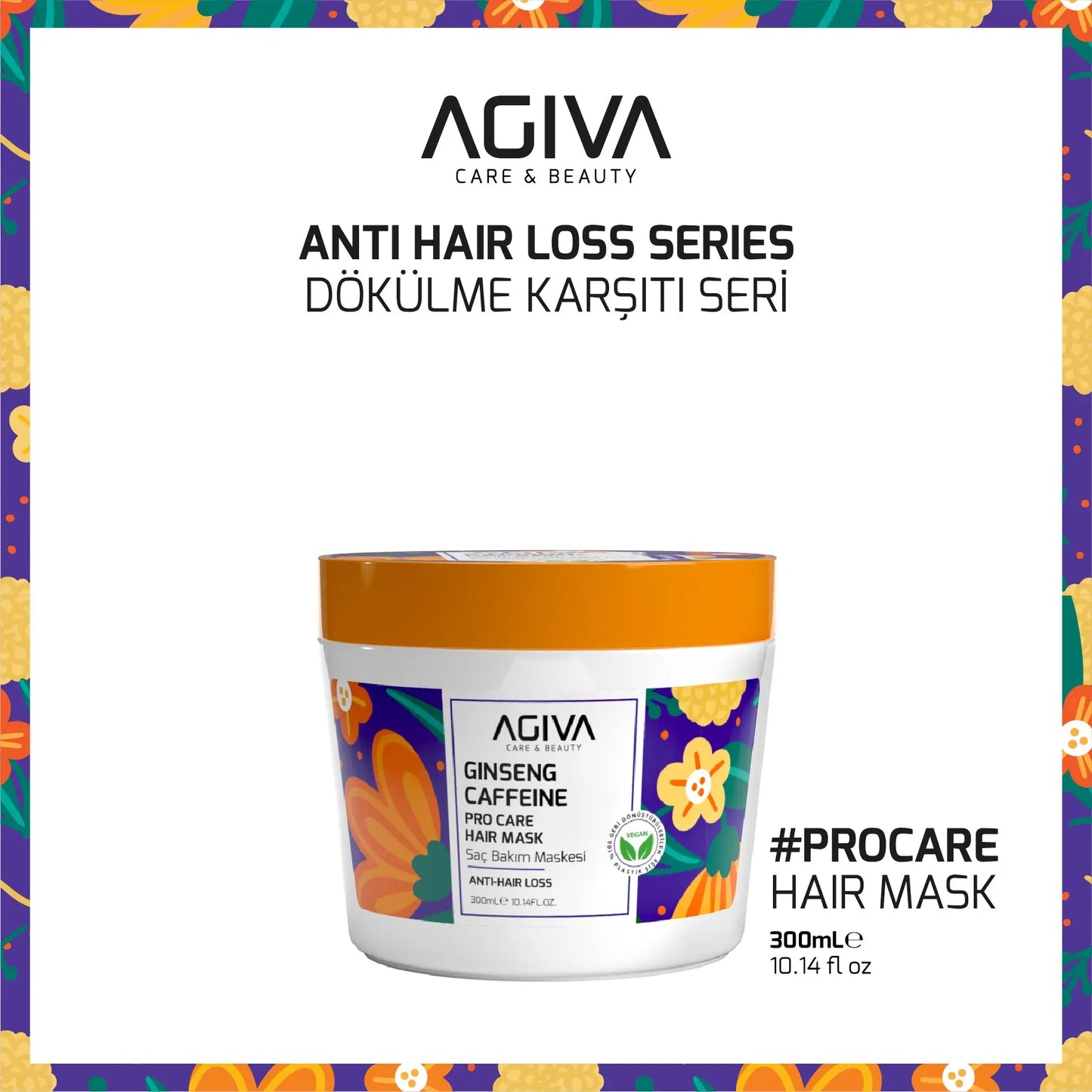 Caffeine Ginseng Pro Care Hair Mask AGIVA