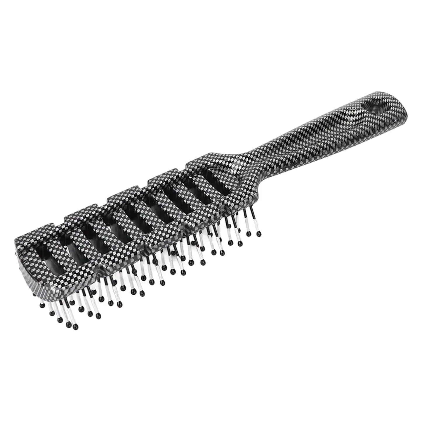 Ventilerad Frisörborste i Kolfibermönster BarberCity