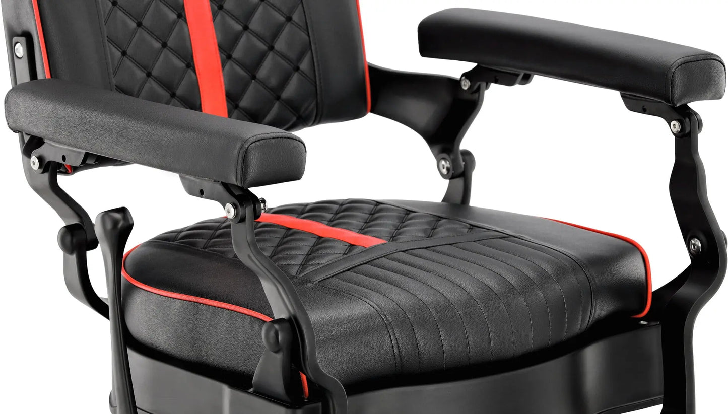 Barber chair Black-RED My Store