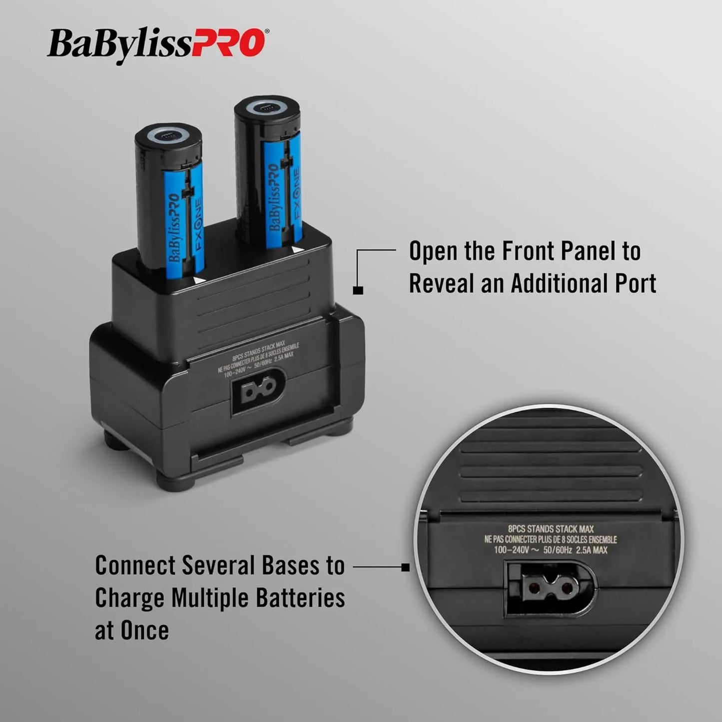 BaBylissPRO® FXONE Dual-Battery Charging Base BaByliss