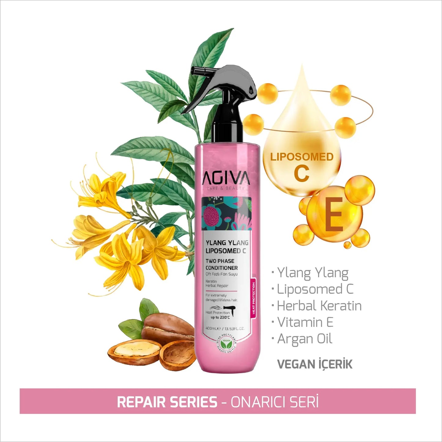 Ylang Ylang Lıpozom C Pro Care Two Phase Conditioner AGIVA