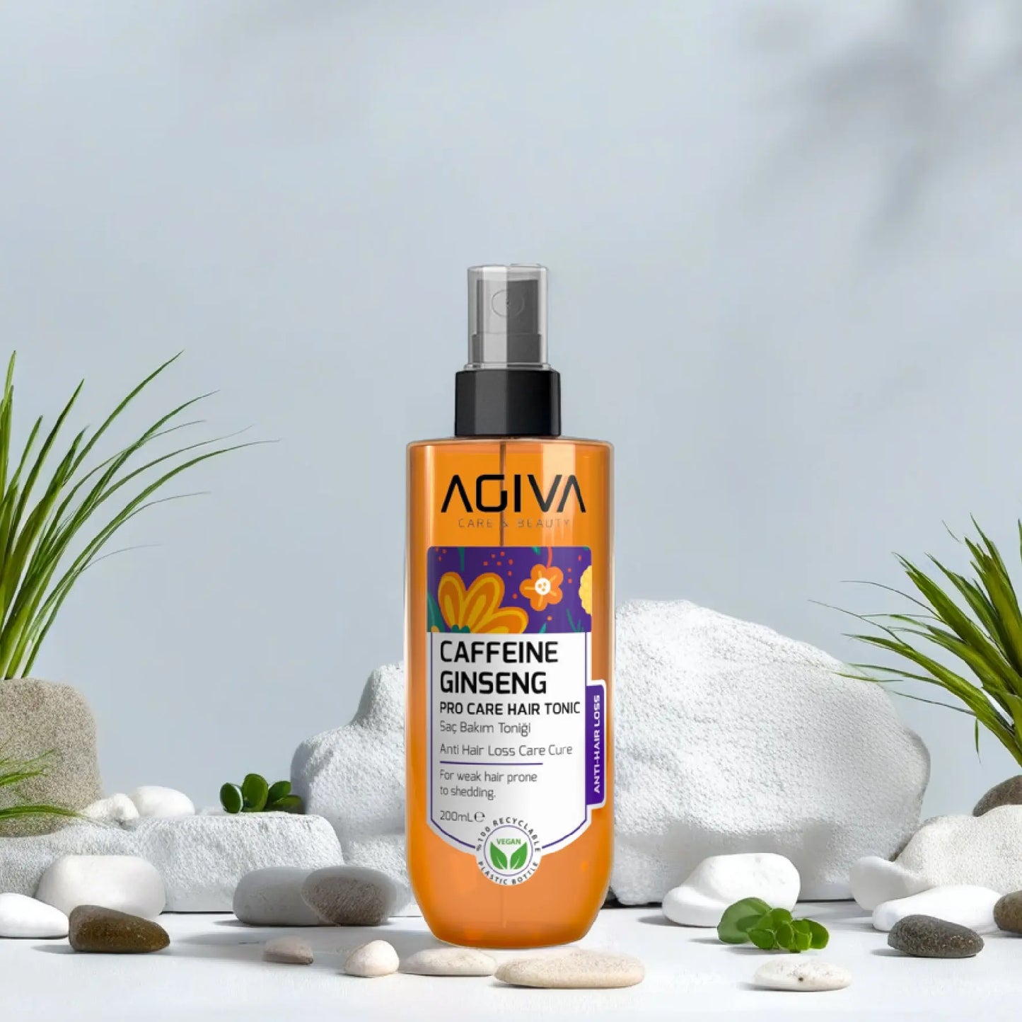 Caffeine Ginseng Pro Care Hair Tonic AGIVA