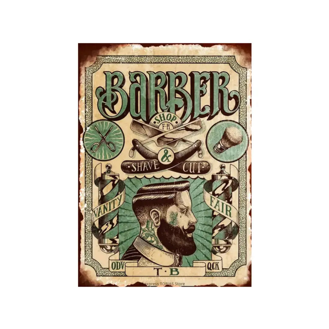 Barber Vintage Metal #18 My Store