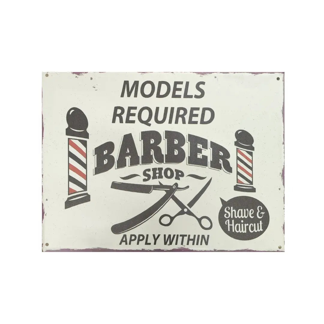 Barber Vintage Metal #59 My Store