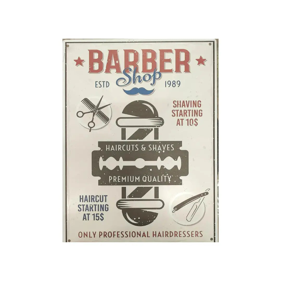Barber Vintage Metal #60 My Store