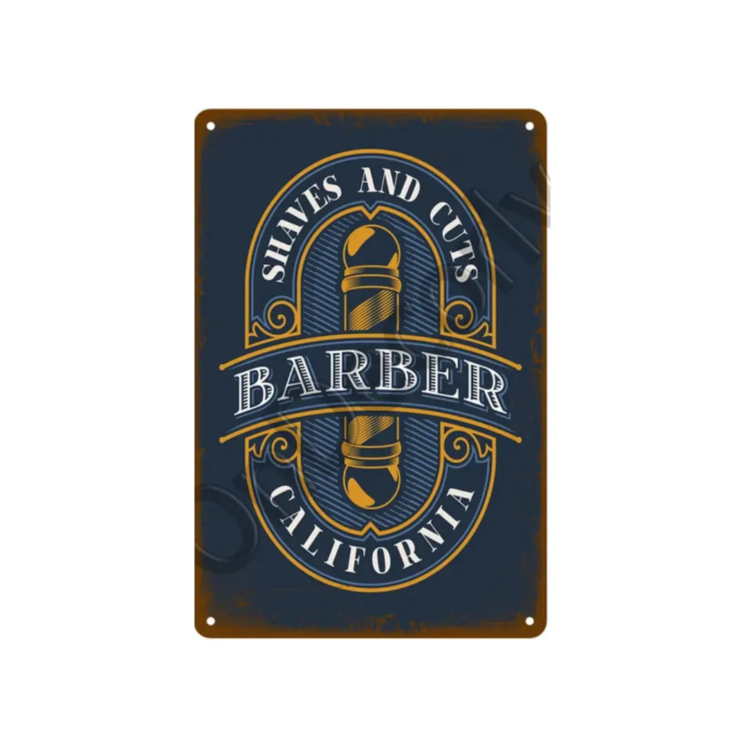 Barber Vintage Metal #63 My Store