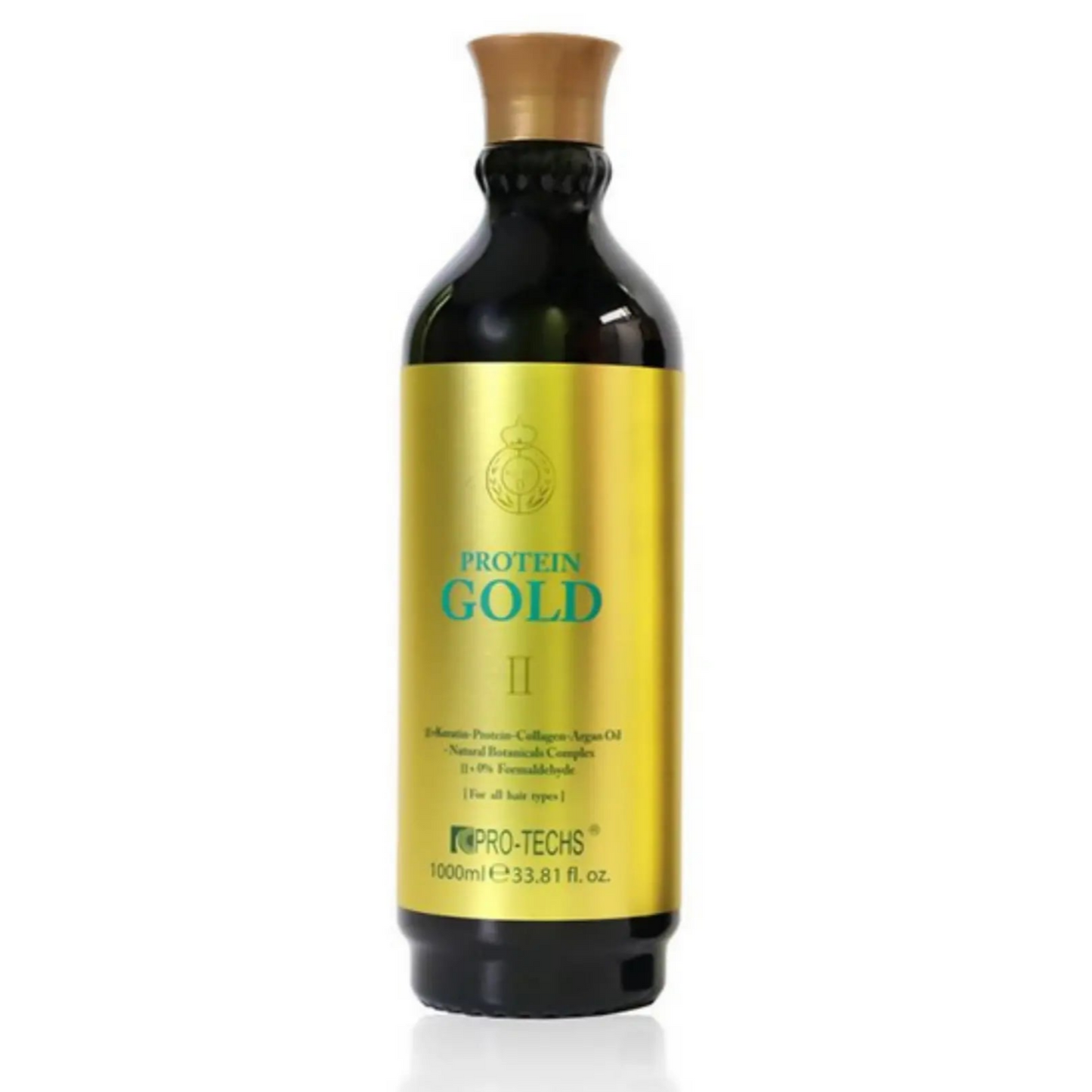 PRO-TECHS Keratin 0+ Protein Guld för alla hårtyper 1000ML My Store