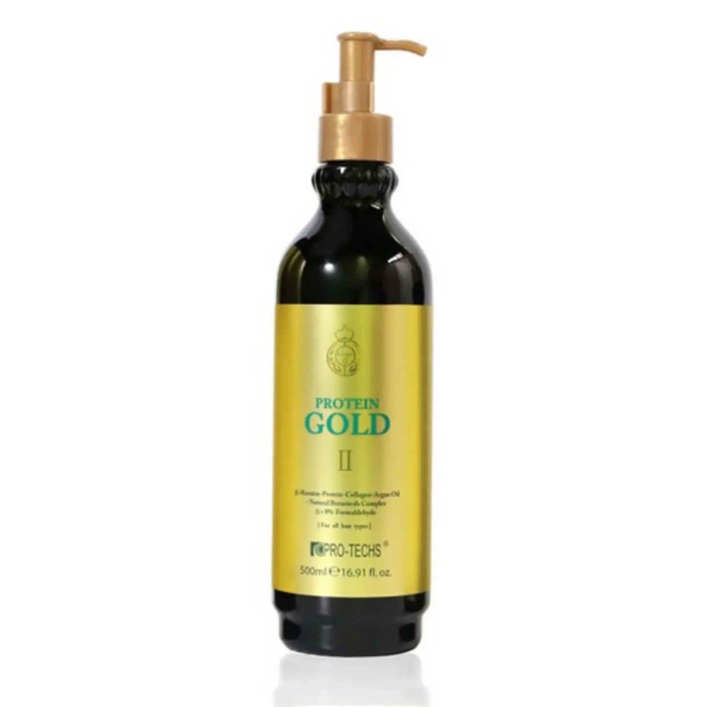 PRO-TECHS Keratin 0+ Protein Guld för alla hårtyper 500ML My Store