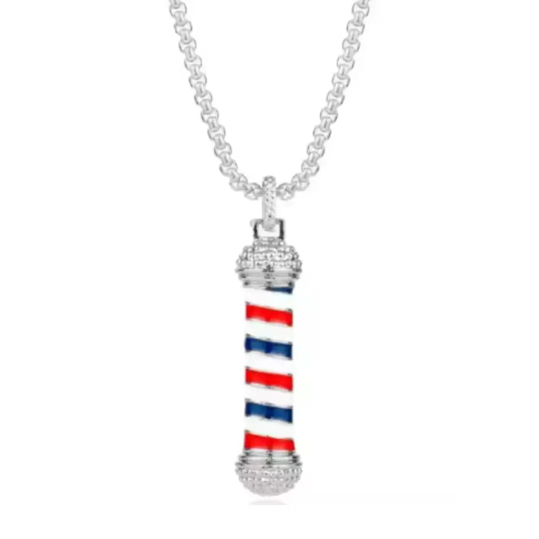 Pole hänge halsband lyxiga långa kedjan Grå My Store