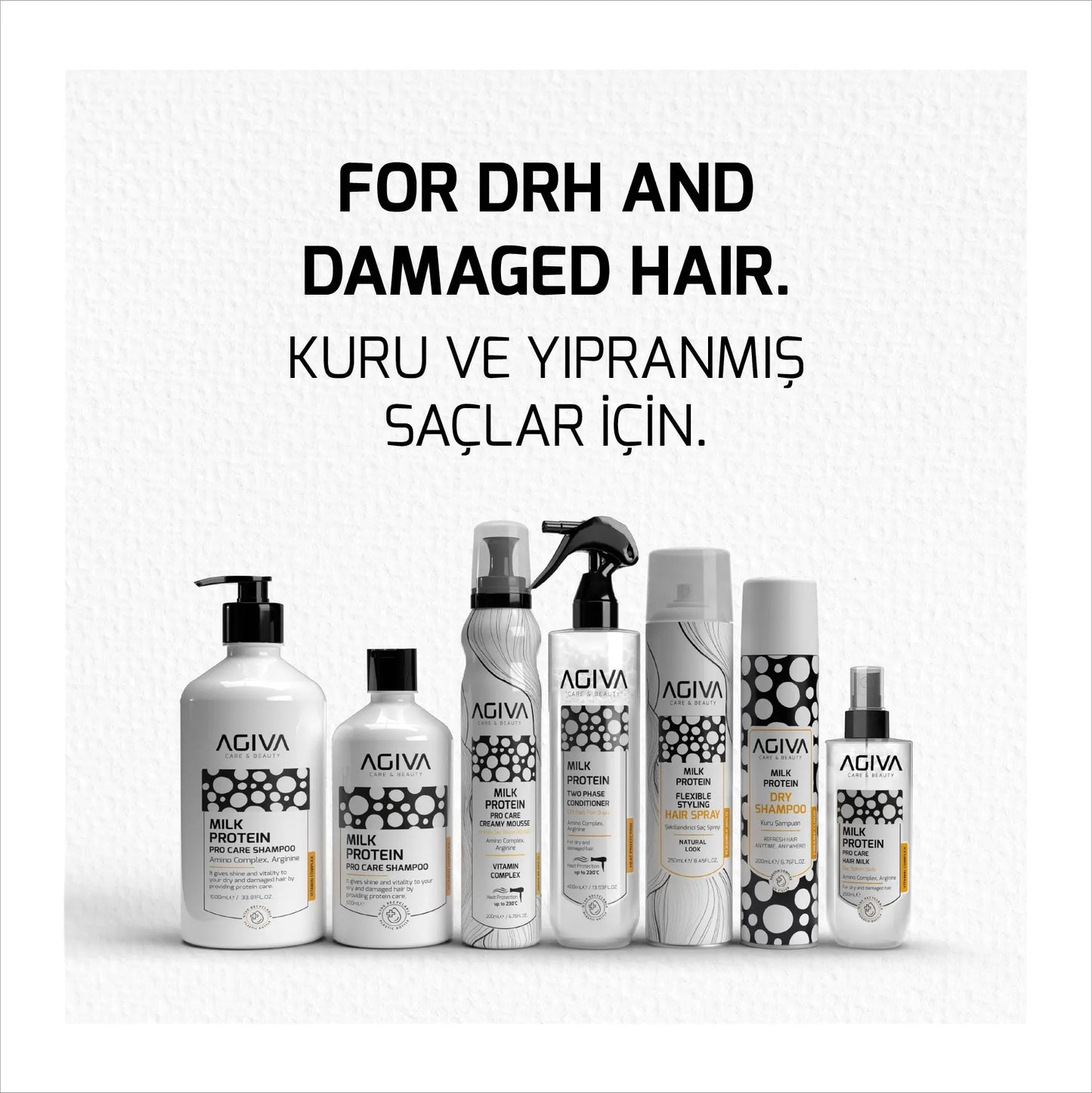 Milk Protein Pro Care Dry Shampoo AGIVA