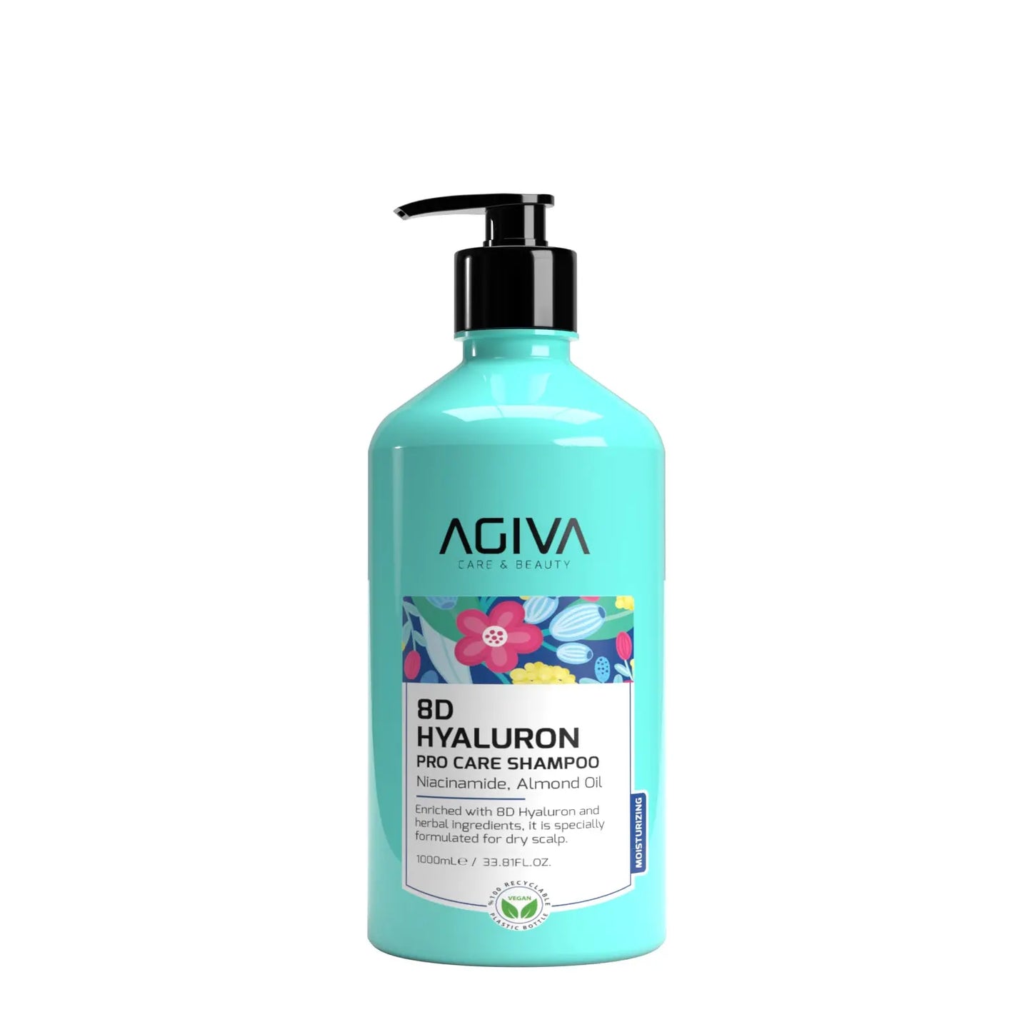 8D Hyaluron Pro Care Shampoo - 1000 AGIVA