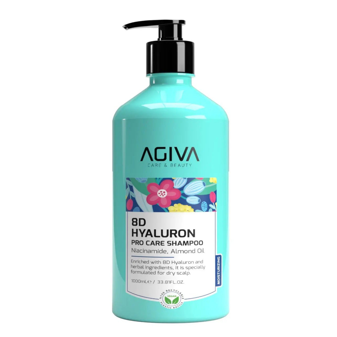 8D Hyaluron Pro Care Shampoo - 1000 AGIVA