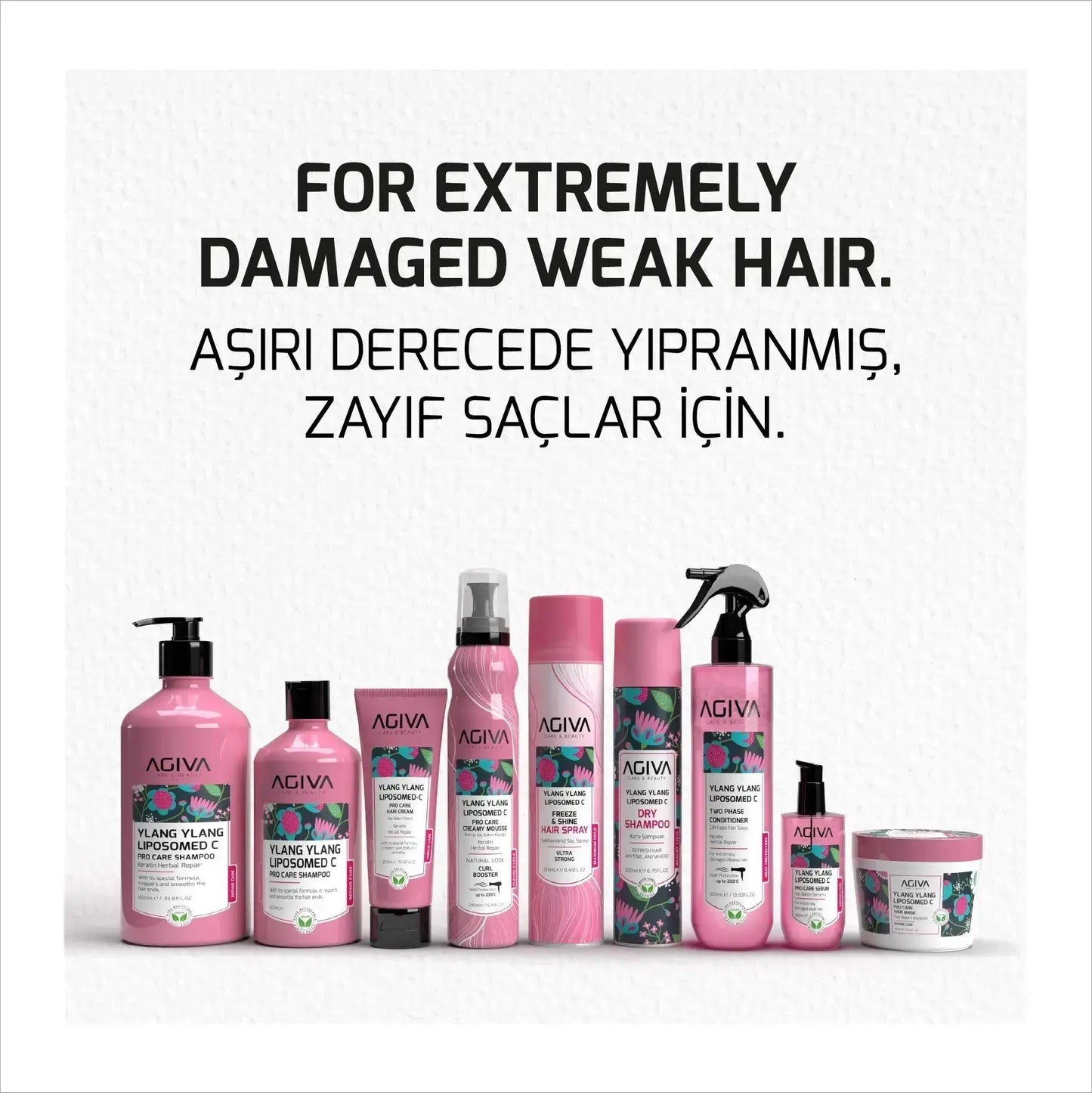 Ylang Ylang Lıpozom C Pro Care Hair Mousse AGIVA