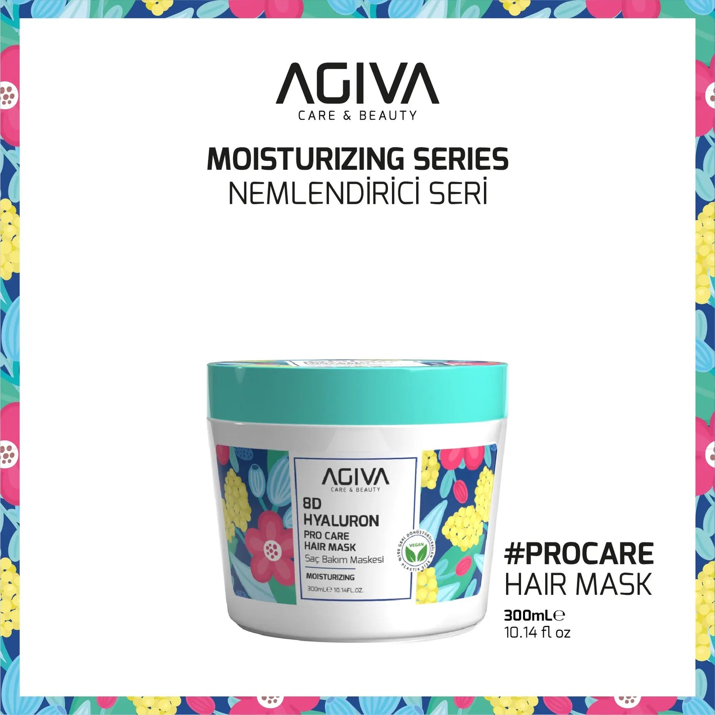 8D Hyaluron Pro Care Hair Mask AGIVA