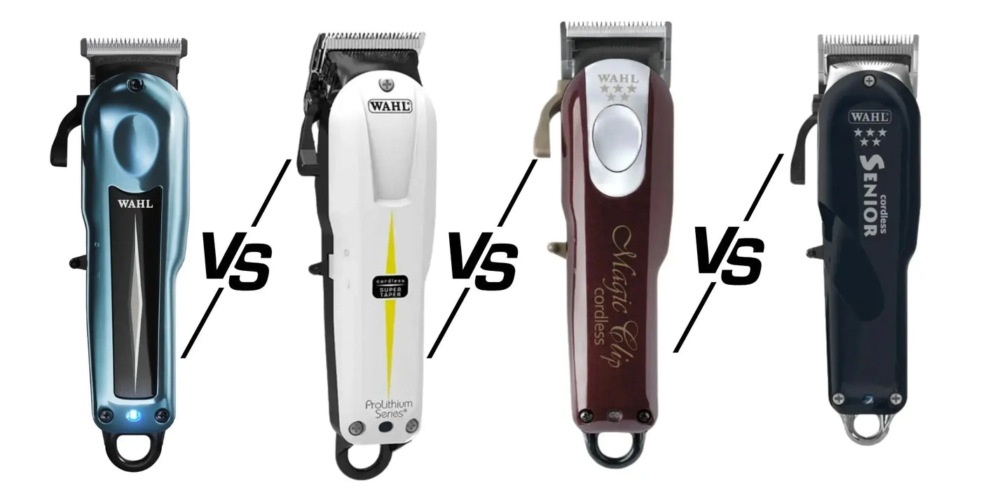Jämförelse-Fyra-trådlösa-klippmaskiner-från-WAHL BarberCity