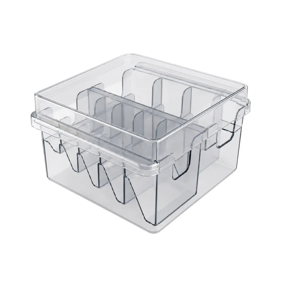 Transparent Verktygsbox med Fack BarberCity