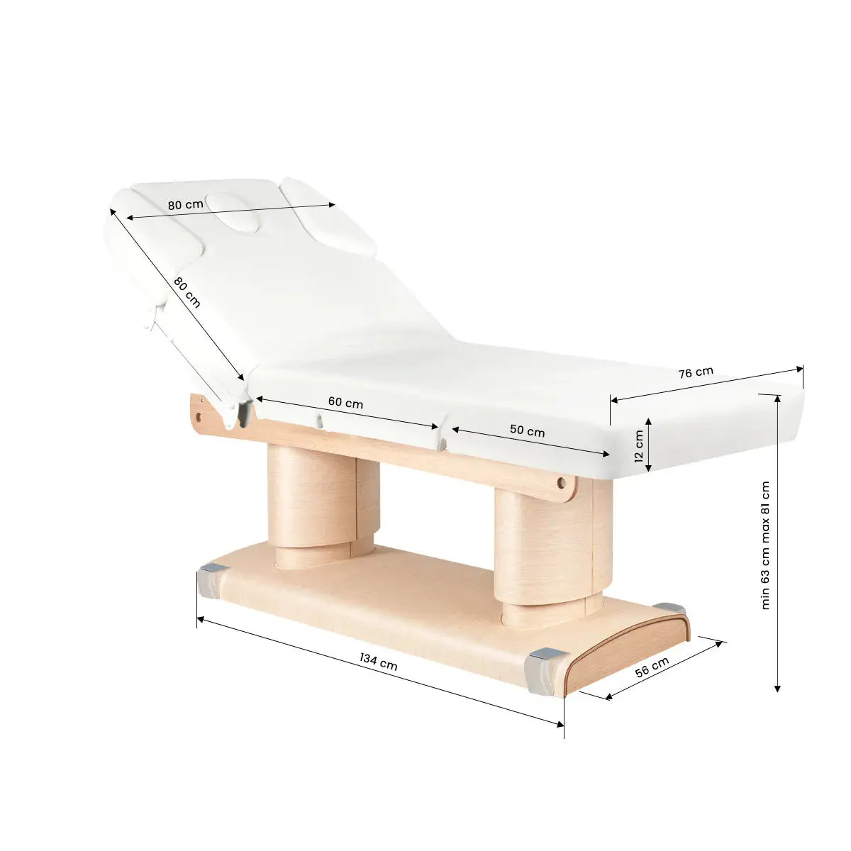 Spa cosmetic bed azzurro 4 strong. heated BarberCity