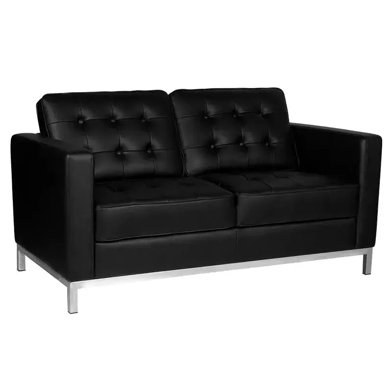 Sofa for waiting room bm18019 black Gabbiano