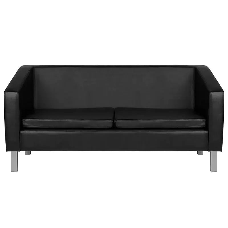 Sofa for waiting room bm18003 black Gabbiano