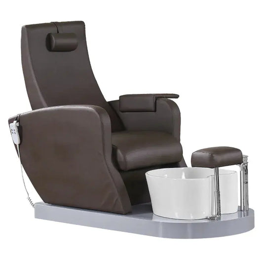 Spa chair for pedicure azzurro 016 brown BarberCity