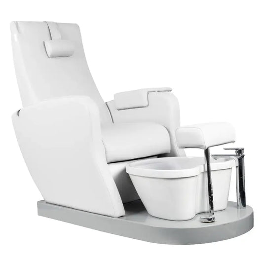 Spa chair for pedicure azzurro 016 white BarberCity