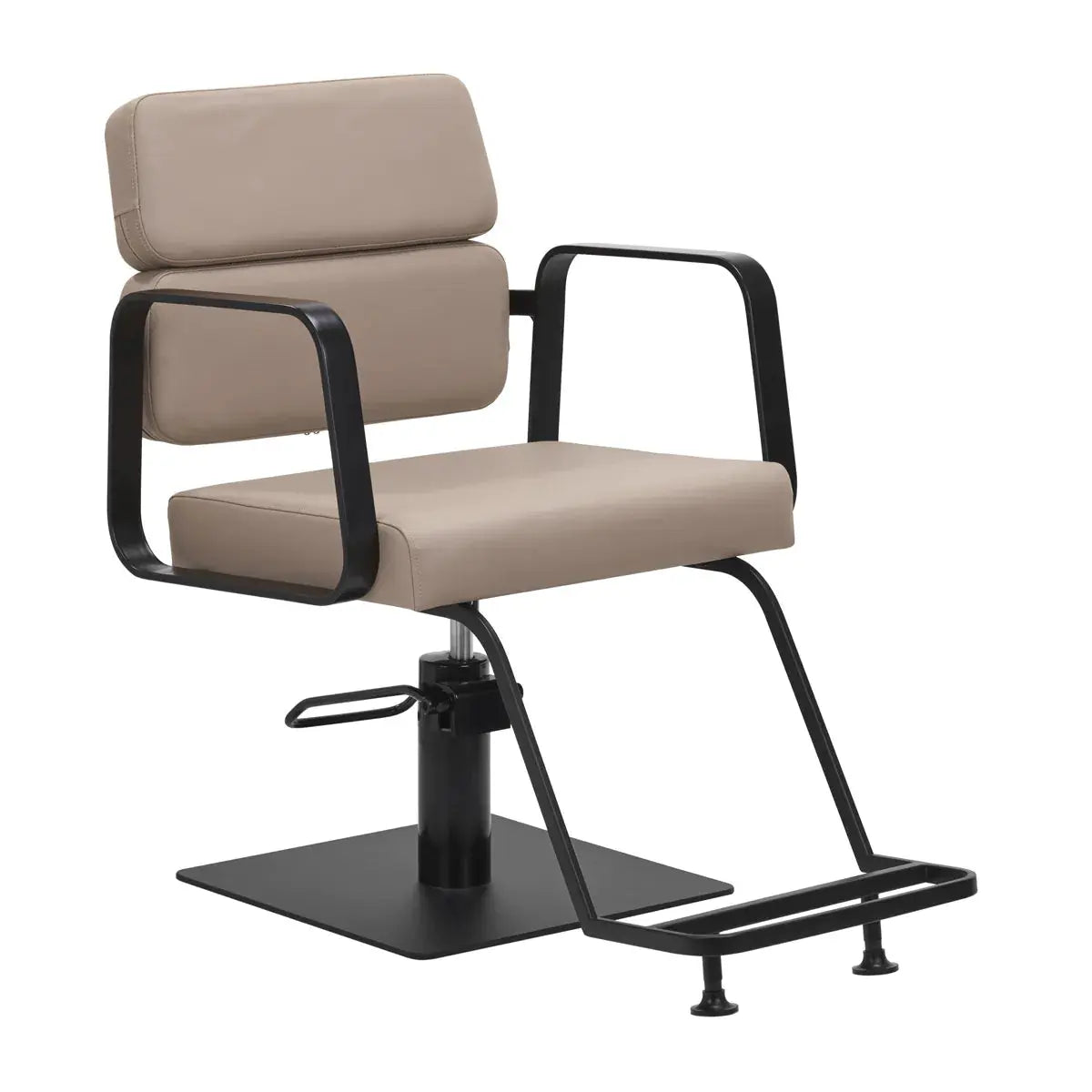 Porto-BM hairdressing chair black beige