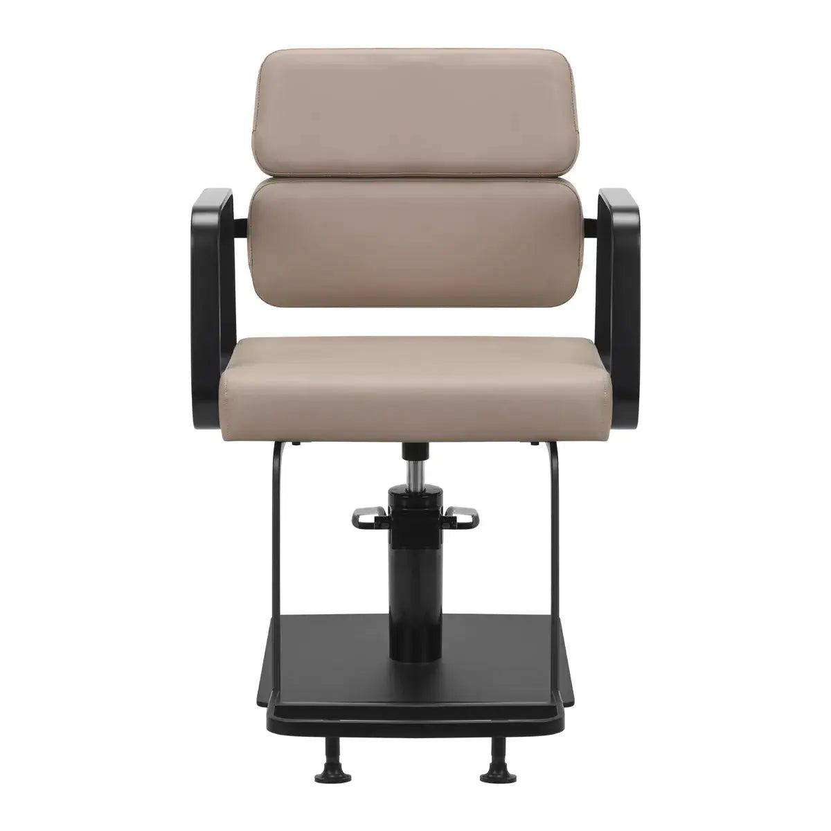 Porto-BM hairdressing chair black beige Gabbiano