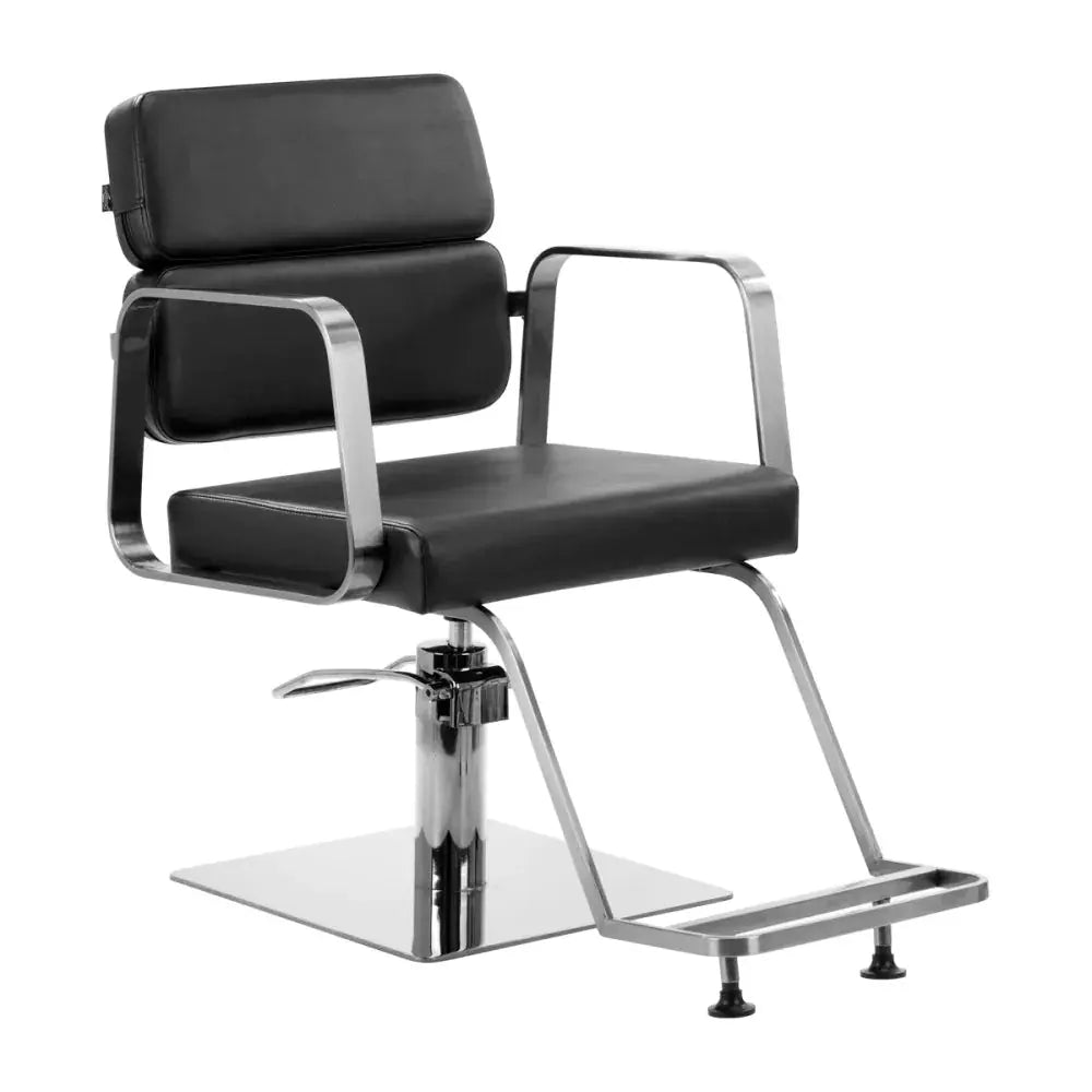 Porto hairdressing chair black