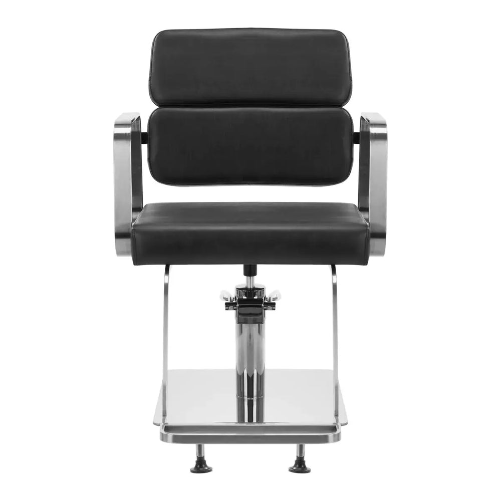 Porto hairdressing chair black