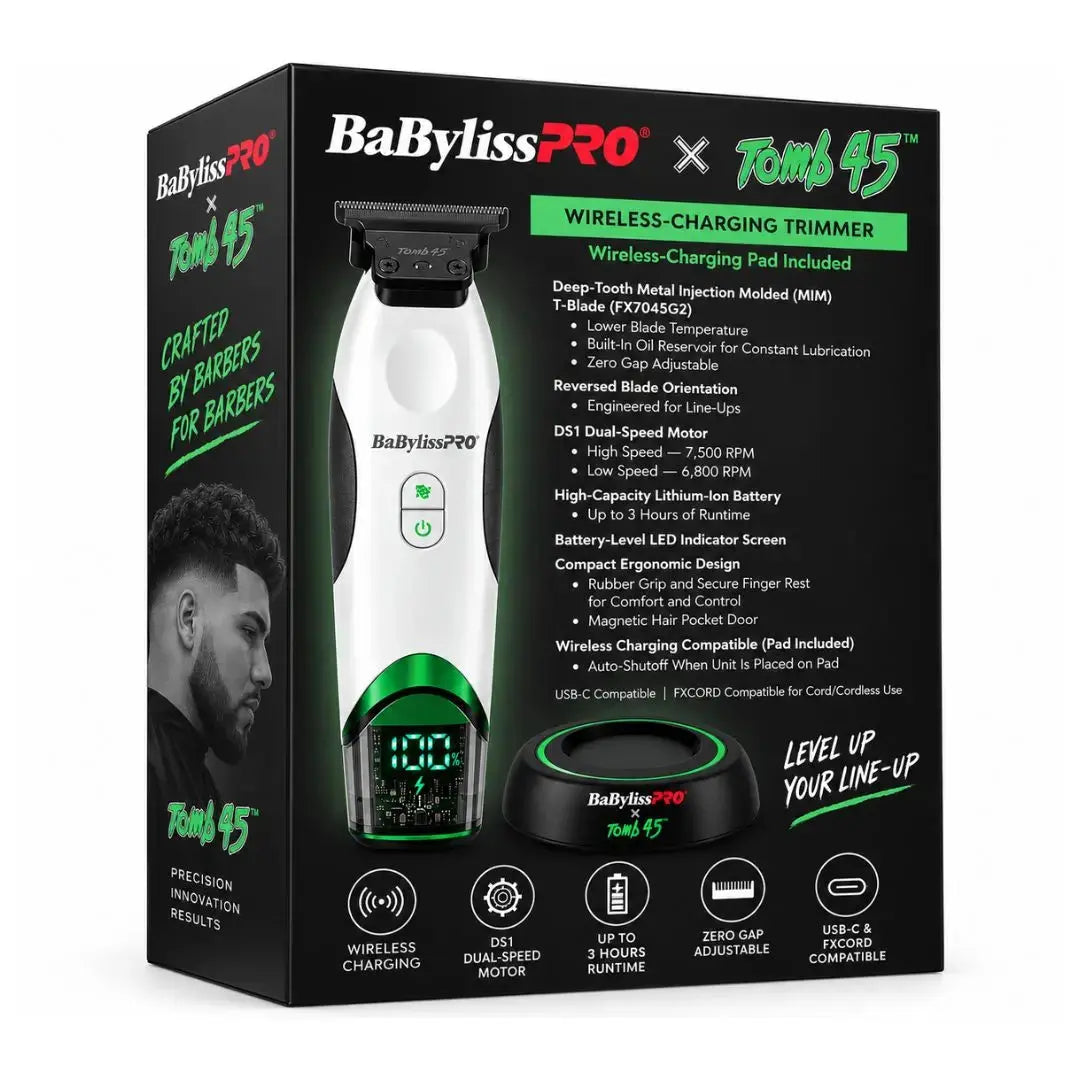 BaBylissPRO x Tomb45 Wireless-Charging Trimmer BaByliss