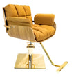 Styling Chair Light brown - gold My Store
