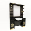 Barberarstation i Svart &amp; Guld med Logotyp BarberCity