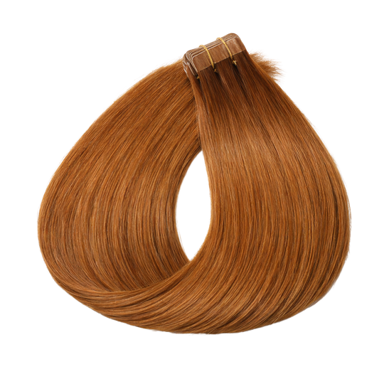 Tape-in Löshår Äkta Remy – Copper Blonde #27 | 60 cm | Double Drawn