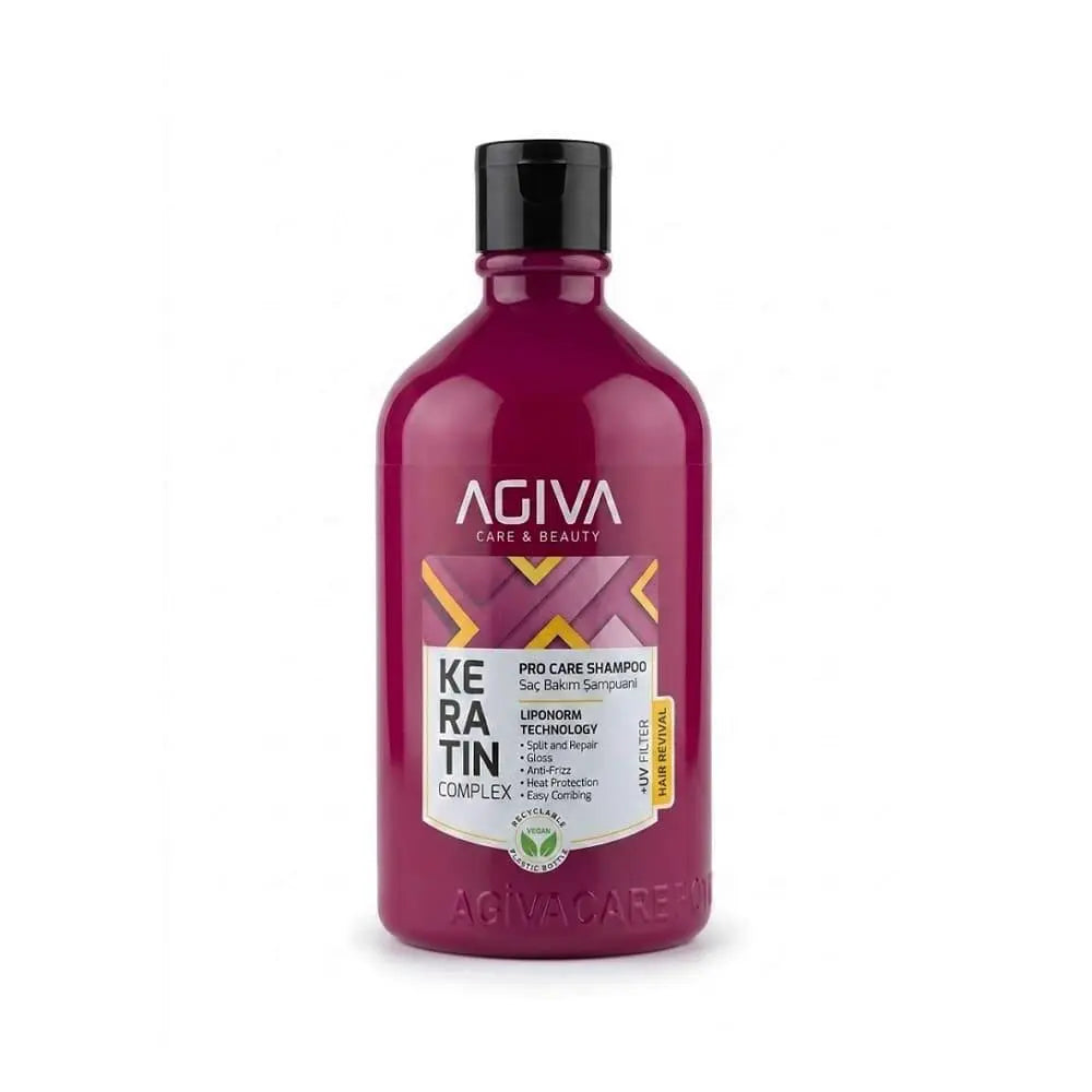 Agiva Keratin Complex Shampoo – Keratinschampo för Skadat Hår AGIVA