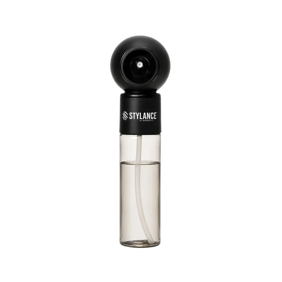 Stylance Continuous Mist Spray Bottle Black BarberCity