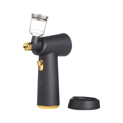 Black Airbrush Wireless Charging BarberCity