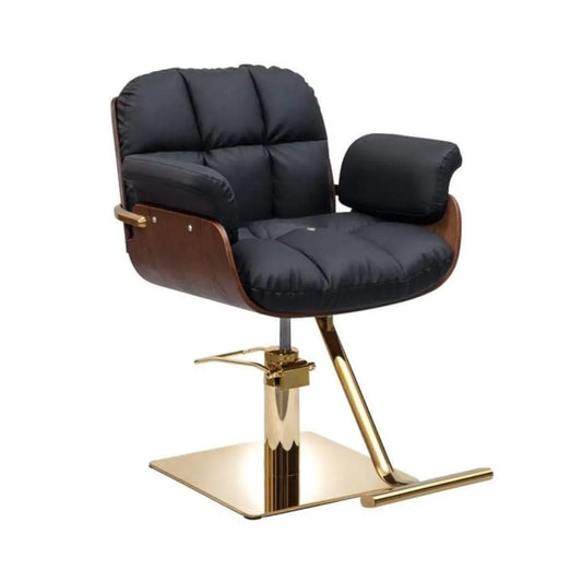 Styling Chair Black- Gold My Store