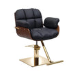 Styling Chair Black- Gold My Store
