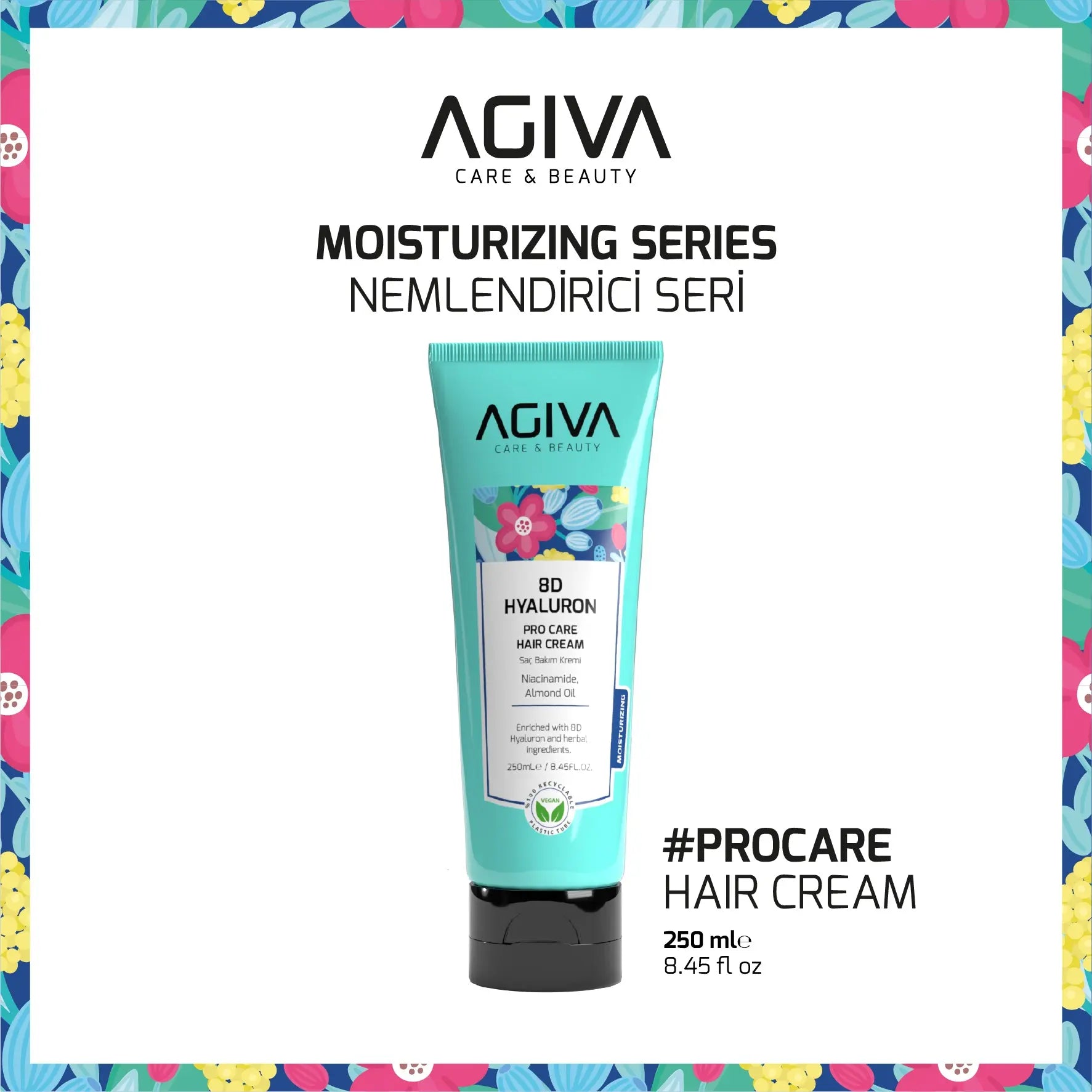 8D Hyaluron Pro Care Hair Cream AGIVA