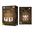 Dexe Hair Color Shampoo Dark Brown 10 x 25 ml DEXE