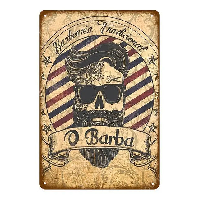 Barber Vintage Metal #02 My Store