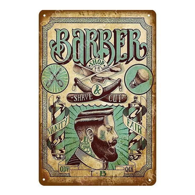 Barber Vintage Metal #05 My Store
